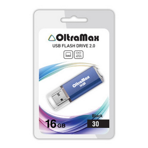 USB  16GB  OltraMax   30  синий