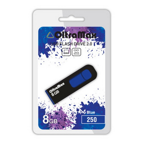 USB  8GB  OltraMax  250  синий