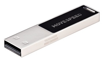 USB  64GB  Move Speed  YSUSS  металл  серебро (с подсветкой)