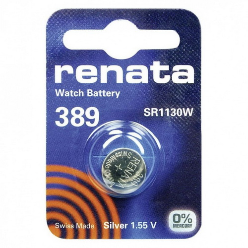 Элемент питания RENATA  R 389, SR 1130 W   (10/100)
