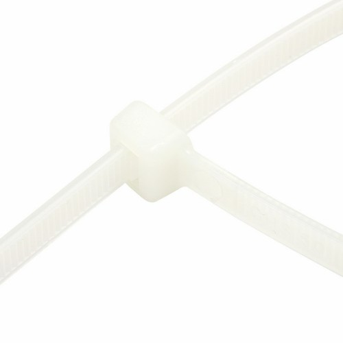 Хомут-стяжкa нeйлонoвая REXANT 250x3,6 мм, белая, упаковка 25 шт. (10/500)