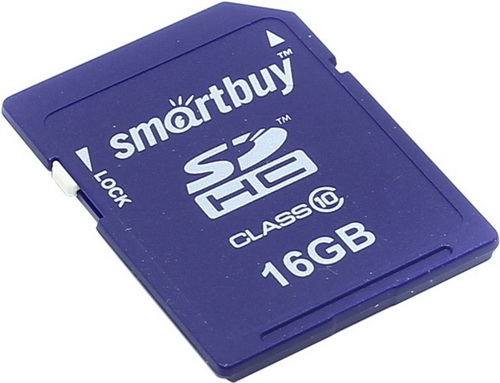 SDHC  16GB  Smart Buy Class 10