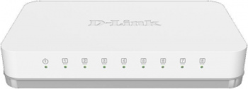 Коммутатор D-LINK DGS-1008A/F1A Неуправляемый коммутатор с 8 портами 10/100/1000 Base-T и функцией э