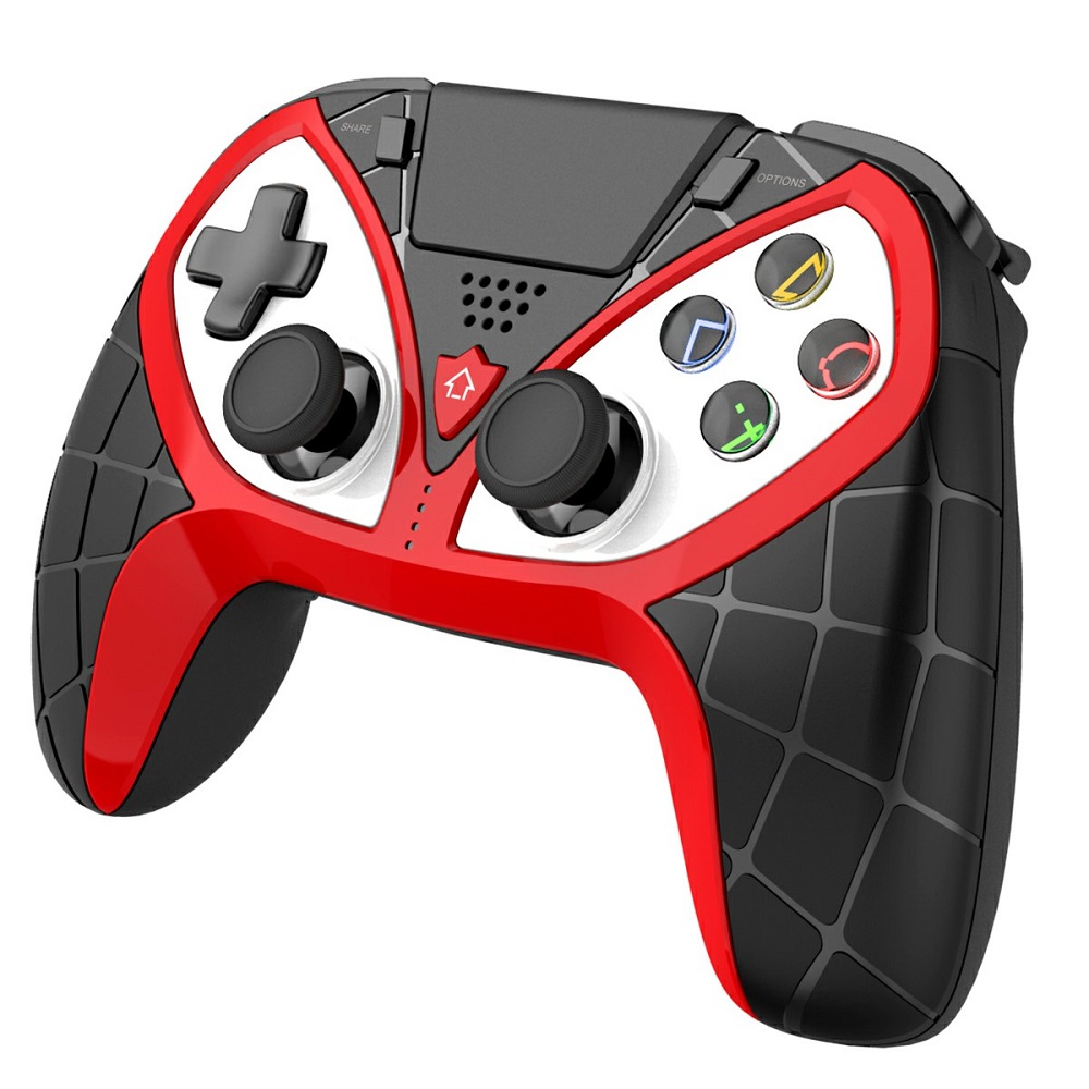 Джойстик Android/IOS/WIN/PS4/PS3 Spiderman Wireless Controller Red PG-P4012A iPega