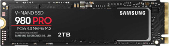 Внутренний SSD  Samsung 2TB  980 Pro, PCIe 3x4, R/W -5000/7000 MB/s, (M.2),2280, MLC V-NAND 3-bit