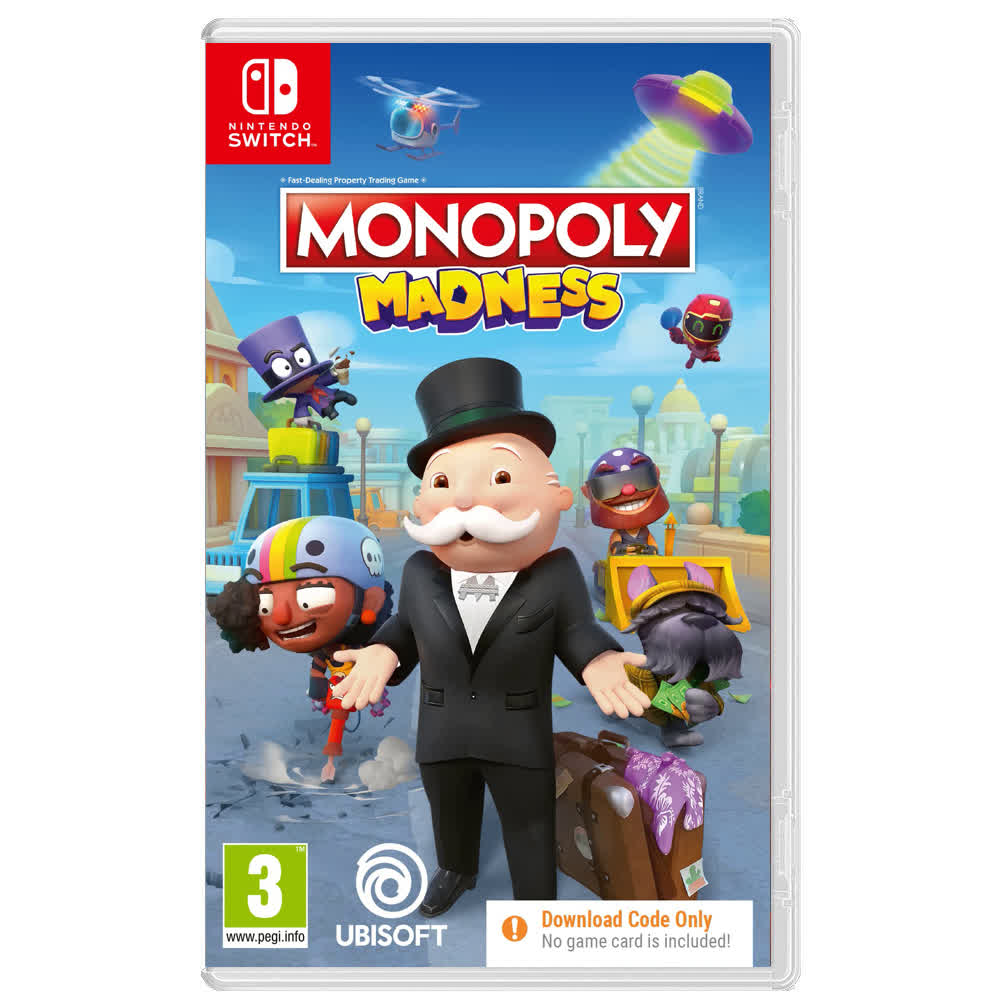 Monopoly Madness (Code in a Box) [Nintendo Switch, русские субтитры]