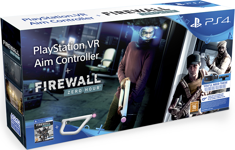 Контроллер-пистолет PS4 VR Aim Controller + игра Firewall Zero Hour (только для VR)