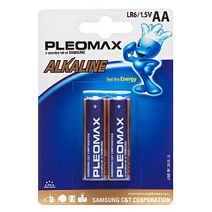 Элемент питания SAMSUNG PLEOMAX  LR6  BL2   (20/400/12800)