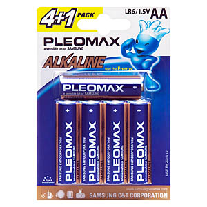 Элемент питания SAMSUNG PLEOMAX  LR6 (4+1)  BL   (50/500/20000)