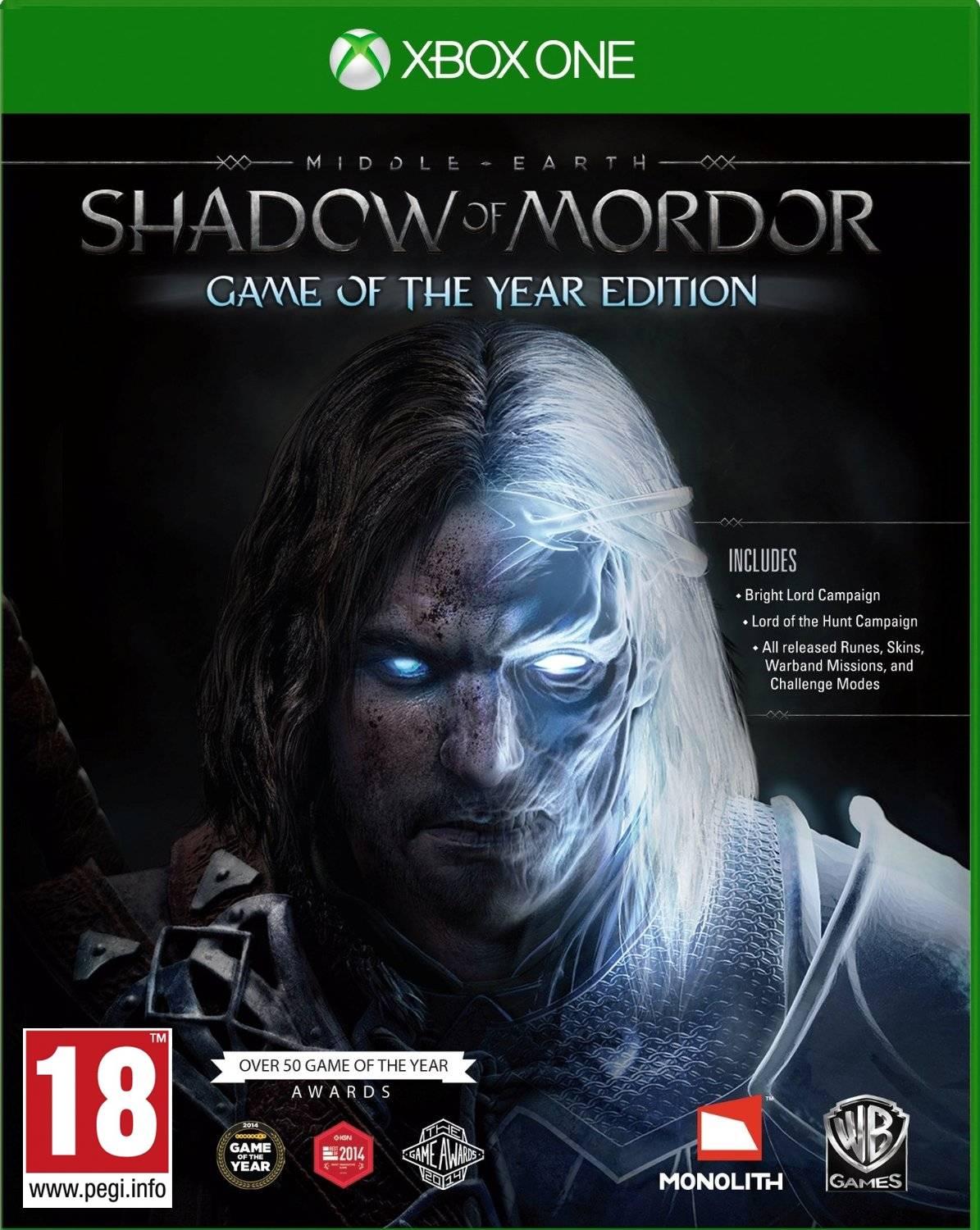 Middle-Earth: Shadow of Mordor - Game of the Year Edition [Xbox One, русские субтитры]