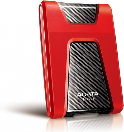Внешний жесткий диск HDD  A-Data  1 TB  HD650 красный, 2.5", USB 3.0