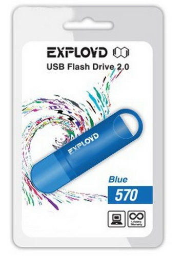 USB  4GB  Exployd  570  синий