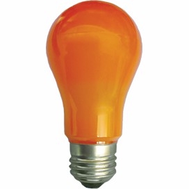 Лампа светодиодная ECOLA classic color 8,0W A55 220V E27 Orange Оранжевая 360° (композит) 108x55 (10