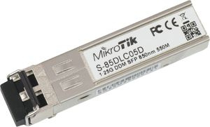 Трансивер MikroTik S-85DLC05D 1.25G SFP c 850nm Dual LC connector, with DDM