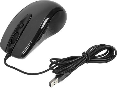 Мышь проводная A4TECH V-Track Padless N-708X-1 (1600dpi) USB (5but), серый (1/60)