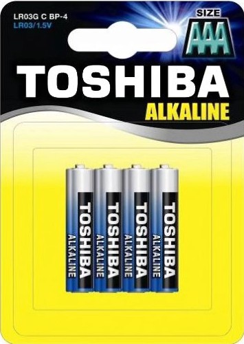 Элемент питания TOSHIBA LR03 4BL 4/card (4/48/192)
