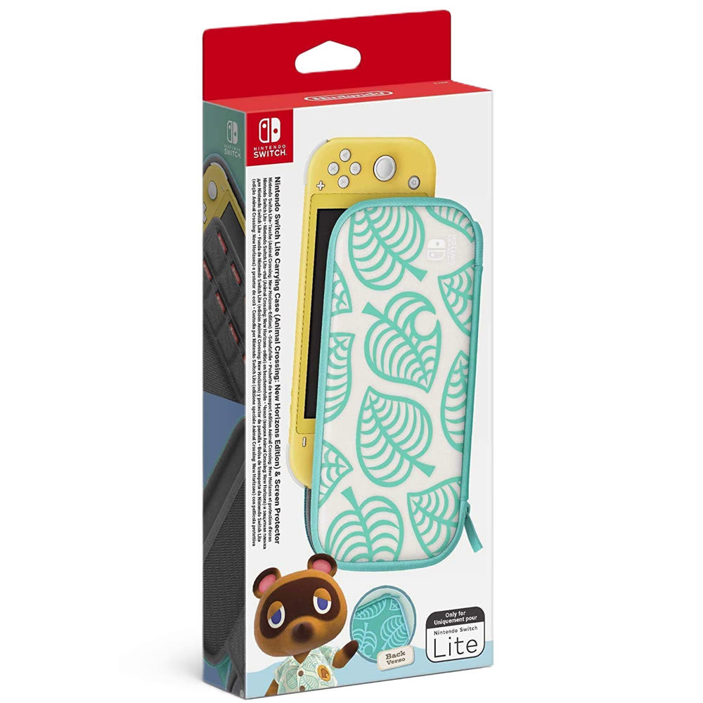 Чехол Switch Lite Carrying Case & Screen Protector HDH-A-PSSAE - Animal Crossing: New Horizons Edit.