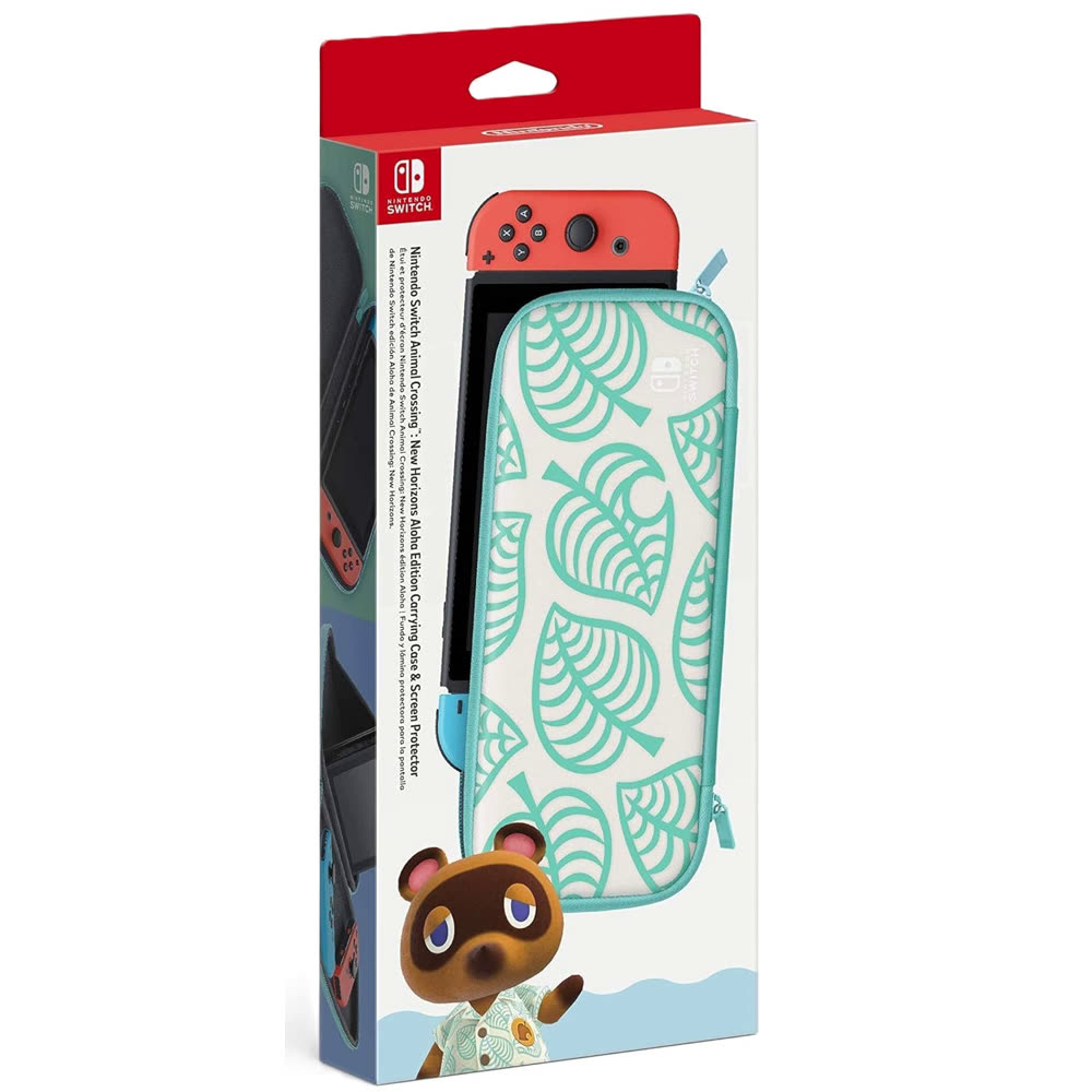 Чехол Switch Carrying Case & Screen Protector HAC-A-PSSAG - Animal Crossing: New Horizons Aloha Edit