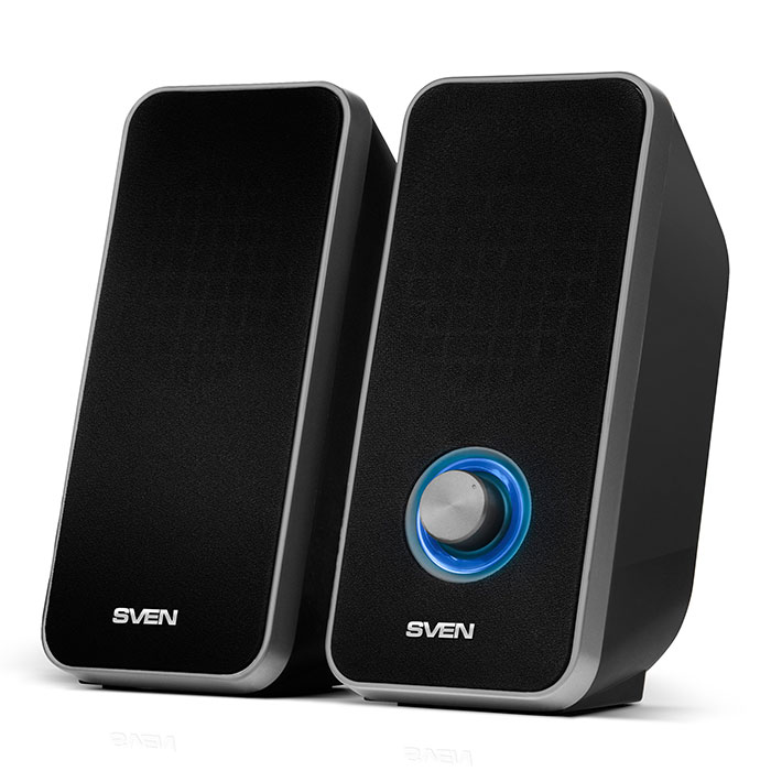 Акустическая система 2.0 SVEN 325, чёрный, USB, мощность 2x3 Вт(RMS) (1/20)