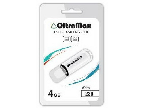 USB  4GB  OltraMax  230  белый