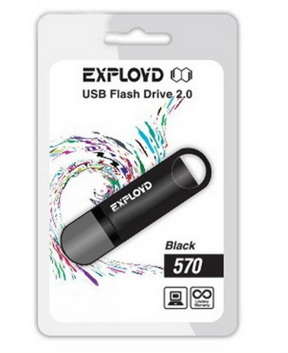 USB  4GB  Exployd  570  чёрный