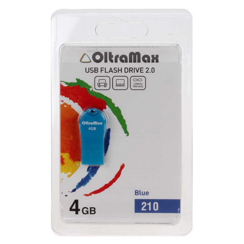 USB  4GB  OltraMax  210  синий